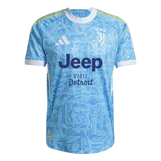 Juventus Mens Away Soccer Jersey 2025/26 Blue - Player Version