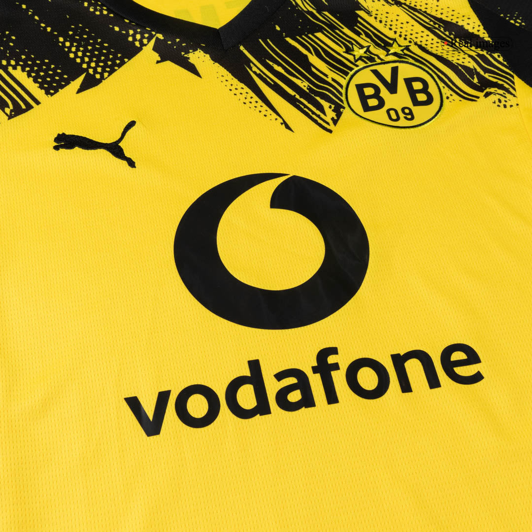 Borussia Dortmund Mens Home Soccer Jersey 2025/26 Yellow