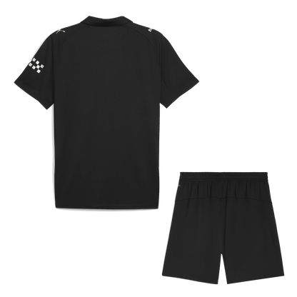 Manchester City Mens Away Soccer Kit 2025/26 Black