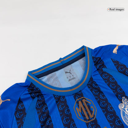 Chivas Mens Third Away Soccer Jersey 2025/26 Blue - Player Version