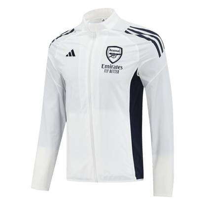 Arsenal Mens Windbreaker Jacket 2025/26 White