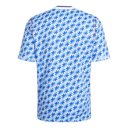 Retro Manchester United Mens Away Soccer Jersey 1990/92 Blue