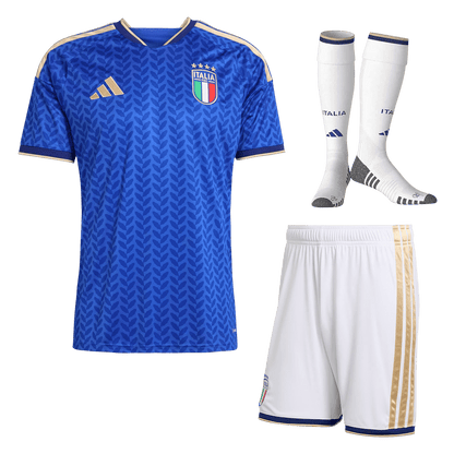 Italy Mens Home Soccer Full Set World Cup 2026 Blue [PREMIUM]