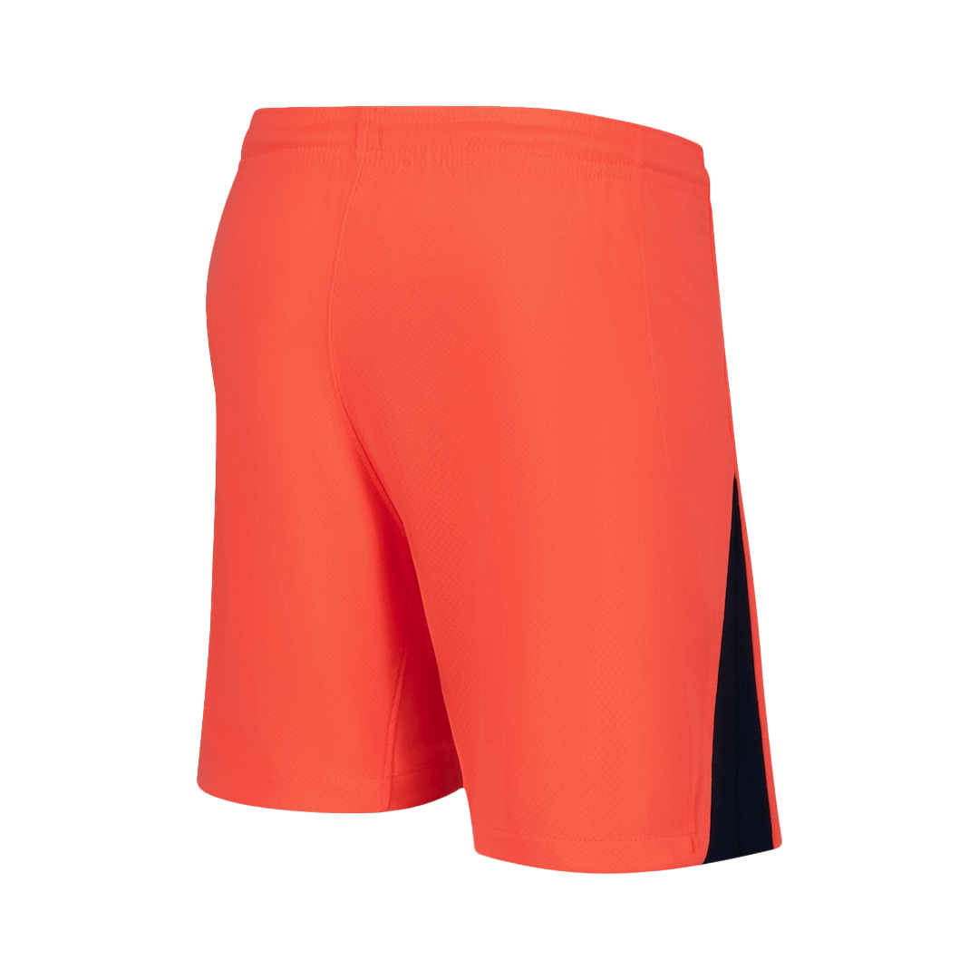Barcelona Mens Third Away Soccer Shorts 2025/26 Orange