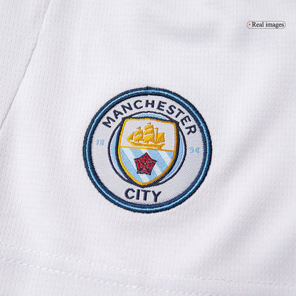 Manchester City Mens Home Soccer Shorts 2025/26 White