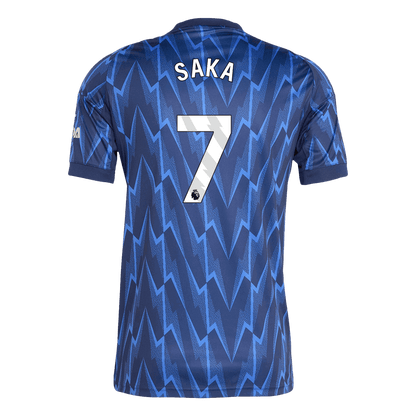 SAKA #7 Arsenal Mens Away Soccer Jersey 2025/26 Blue