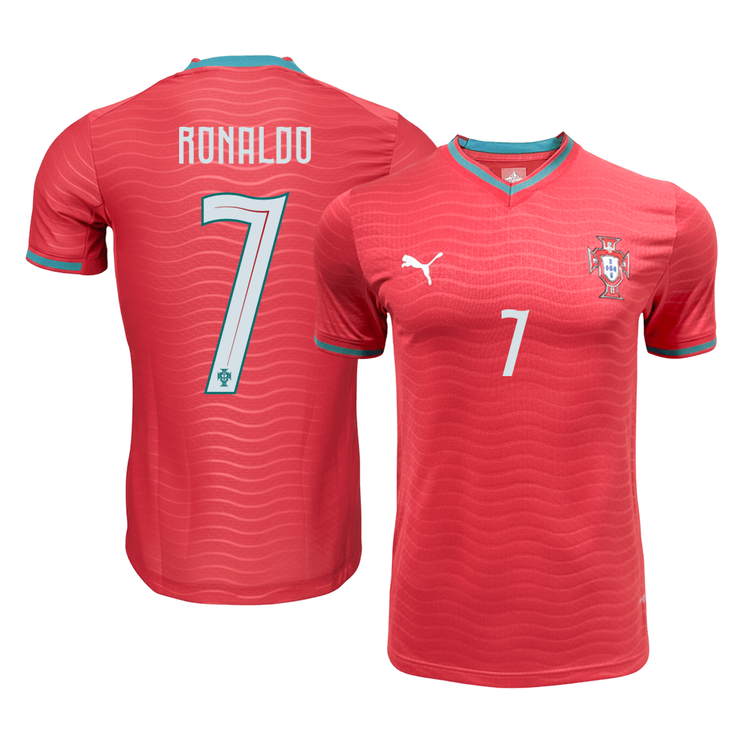 RONALDO #7 Portugal Mens Home Soccer Jersey World Cup 2026 Red - Player Version