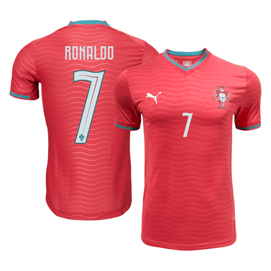 RONALDO #7 Portugal Mens Home Soccer Jersey World Cup 2026 Red - Player Version