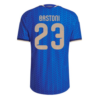 BASTONI #23 Italy Mens Home Soccer Jersey World Cup 2026 Blue - Player Version