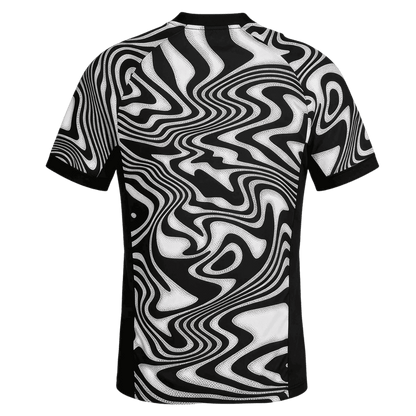 Brazil Mens Soccer Jersey World Cup 2026 Black &White