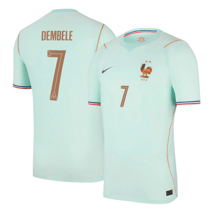 DEMBELE #7 France Mens Away Soccer Jersey World Cup 2026 Blue