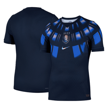 Uruguay Mens Away Soccer Jersey World Cup 2026 Dark Blue - Player Version