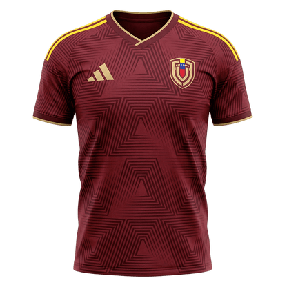 Venezuela Mens Home Soccer Jersey World Cup 2026 Red - Player Version