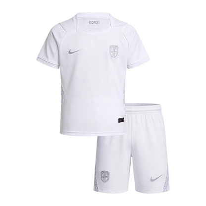 Norway Kids Third Away Soccer Kit World Cup 2026 White