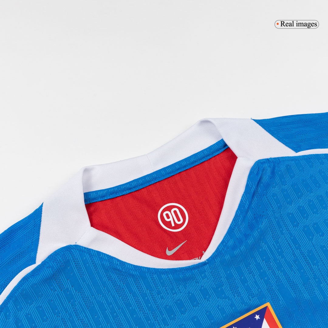 SØRLOTH #9 Atletico Madrid Mens Third Away Soccer Jersey 2025/26 Blue - Player Version