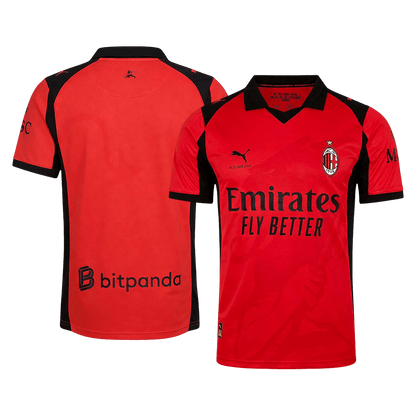 AC Milan Mens Soccer Jersey 2025/26 Red