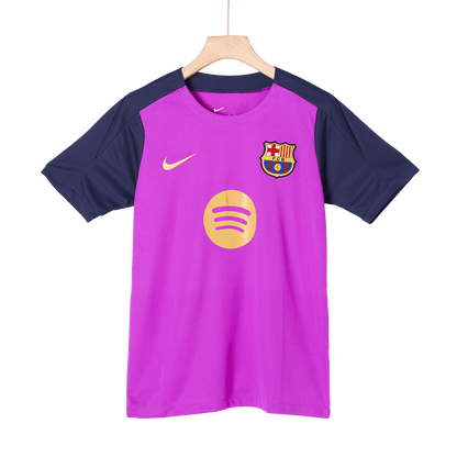 Barcelona Mens Pre-Match Soccer Jersey 2025/26 Purple