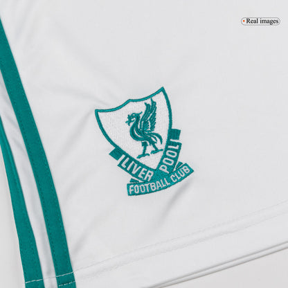 Liverpool Mens Third Away Soccer Shorts 2025/26 White