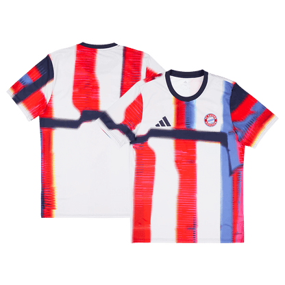 Bayern Munich Mens Pre-Match Soccer Jersey 2025/26 Red&White