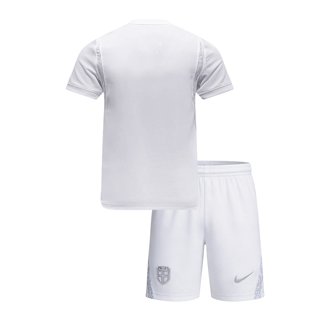 Norway Kids Third Away Soccer Kit World Cup 2026 White
