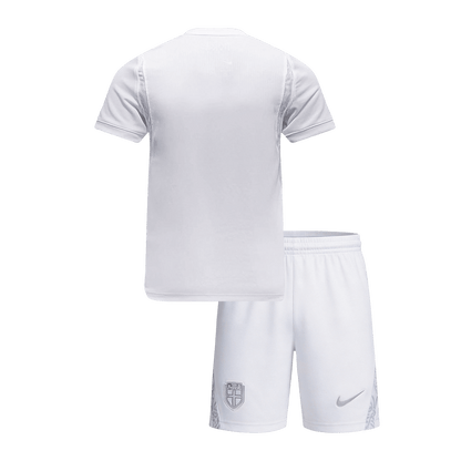 Norway Kids Third Away Soccer Kit World Cup 2026 White