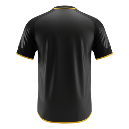 Retro Real Madrid Mens Away Soccer Jersey 1999/01 Black