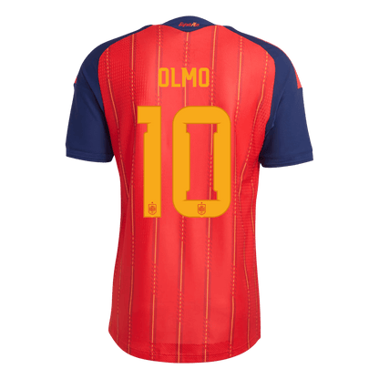 OLMO #10 Spain Mens Home Soccer Jersey World Cup 2026 Red - Player Version