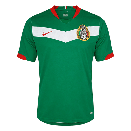 Retro Mexico Mens Home Soccer Jersey World Cup 2006 Green