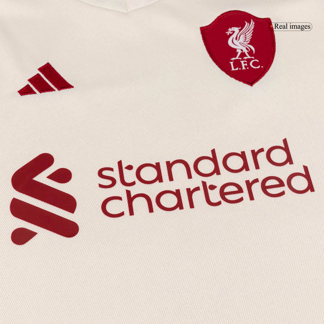 Liverpool Kids Away Soccer Full Set 2025/26 White