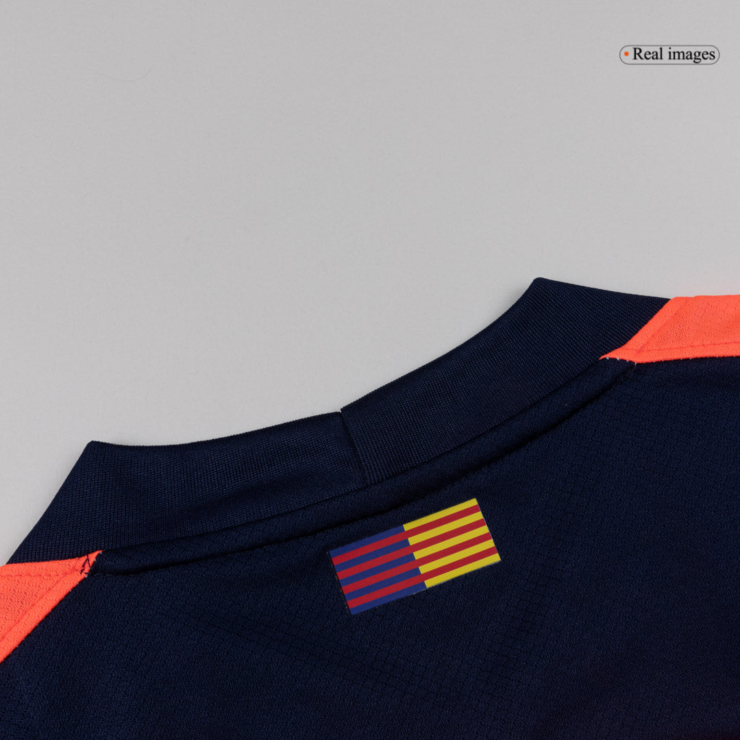 Barcelona Kids Third Away Soccer Kit 2025/26 Orange