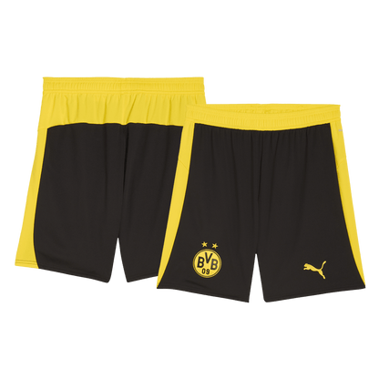 Borussia Dortmund Mens Home Soccer Shorts 2025/26 Black