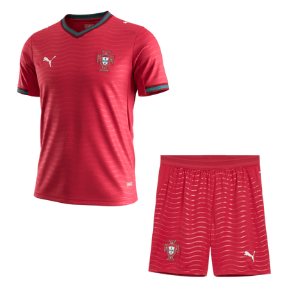 Portugal Mens Home Soccer Kit World Cup 2026 Red [PREMIUM]