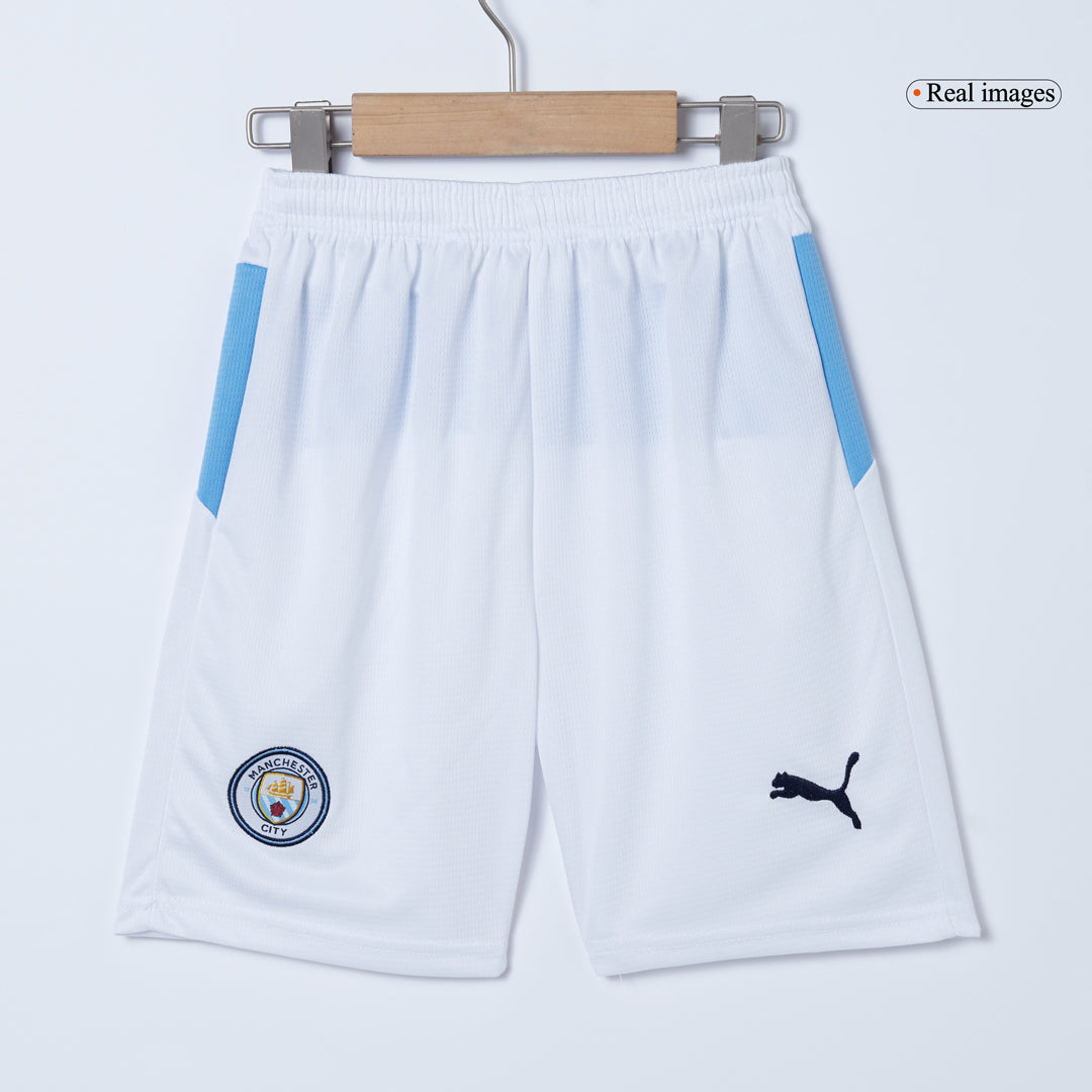 Manchester City Kids Home Soccer Full Set 2025/26 Blue