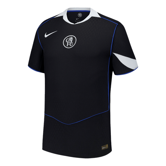 Chelsea Mens Third Away Soccer Jersey 2025/26 Black - Player Version
