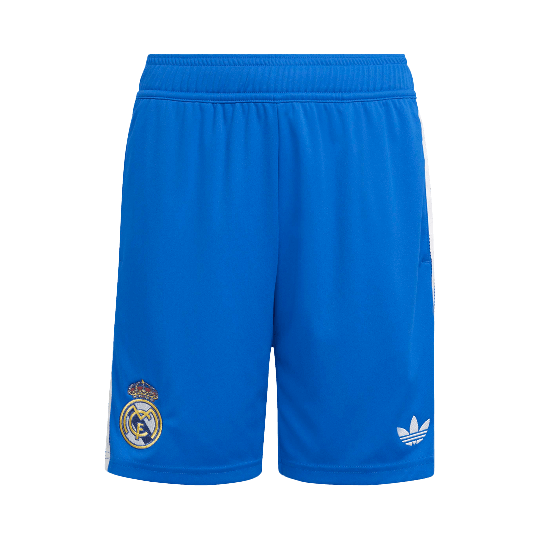 Real Madrid Mens Third Away Soccer Full Set 2025/26 Blue
