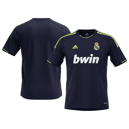 Retro Real Madrid Mens Away Soccer Jersey 2012/13 Black