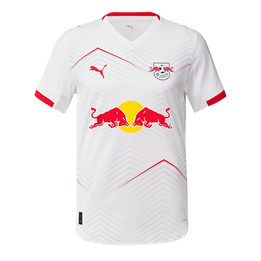 RB Leipzig Mens Home Soccer Jersey 2025/26 White - Player Version