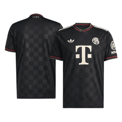 Bayern Munich Mens Third Away Soccer Jersey 2025/26 Black