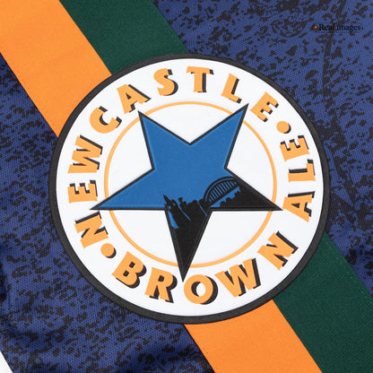 Retro Newcastle United Mens Away Soccer Jersey 1997/98 Navy