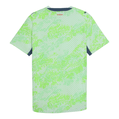 Switzerland Mens Away Soccer Jersey World Cup 2026 Green