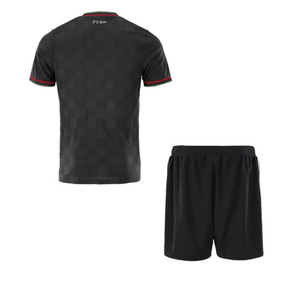 Bayern Munich Mens Third Away Soccer Kit 2025/26 Black - Player Version