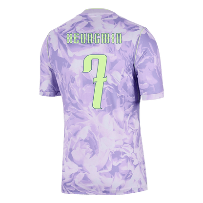 HEUNGMIN #7 South Korea Mens Away Soccer Jersey World Cup 2026 Purple