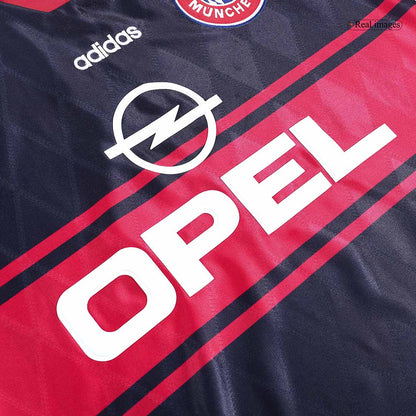 Retro Bayern Munich Mens Home Soccer Jersey 1997/99 Black&Red