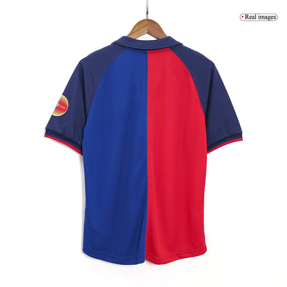 Retro Barcelona Mens Home Soccer Jersey 1999/00