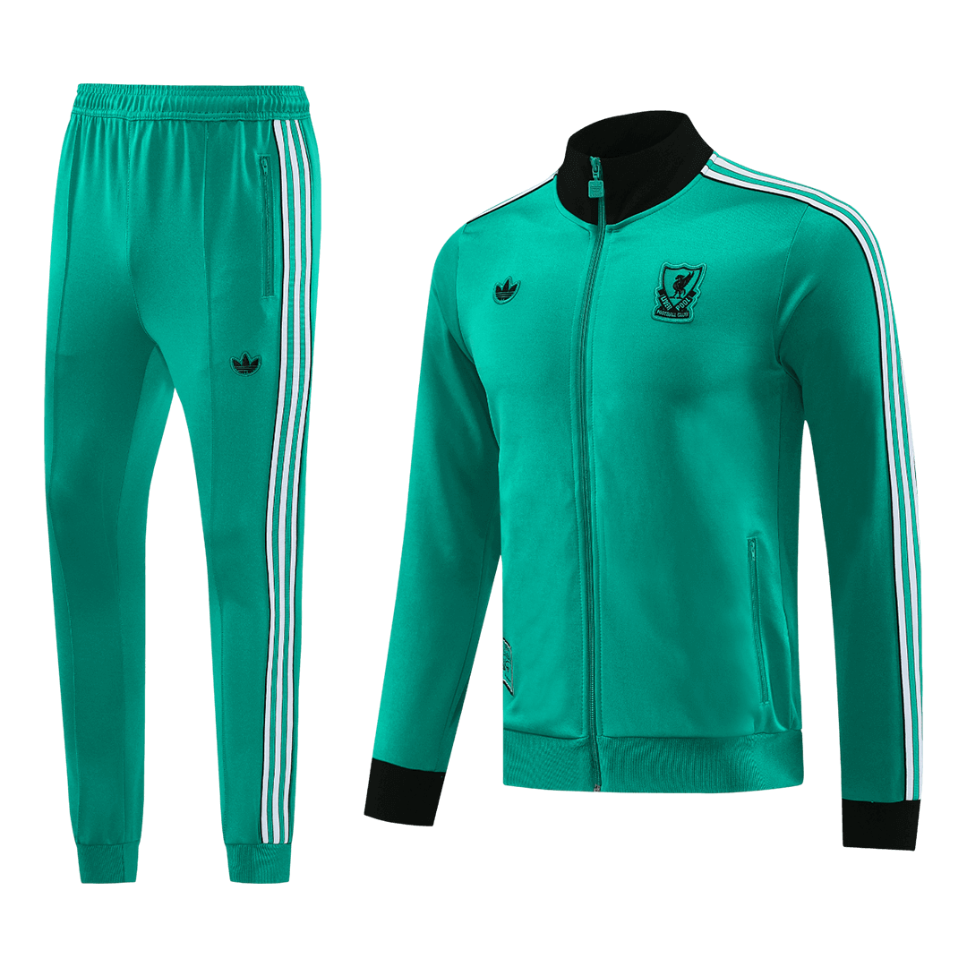Liverpool Mens Training Tracksuit Kit 2025/26 Green
