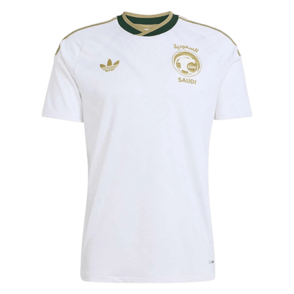 Saudi Arabia Mens Away Soccer Jersey World Cup 2026 White - Player Version