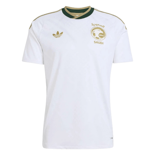 Saudi Arabia Mens Away Soccer Jersey World Cup 2026 White - Player Version