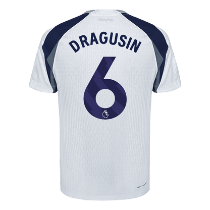DRAGUSIN #6 Tottenham Hotspur Mens Home Soccer Jersey 2025/26 White - Player Version