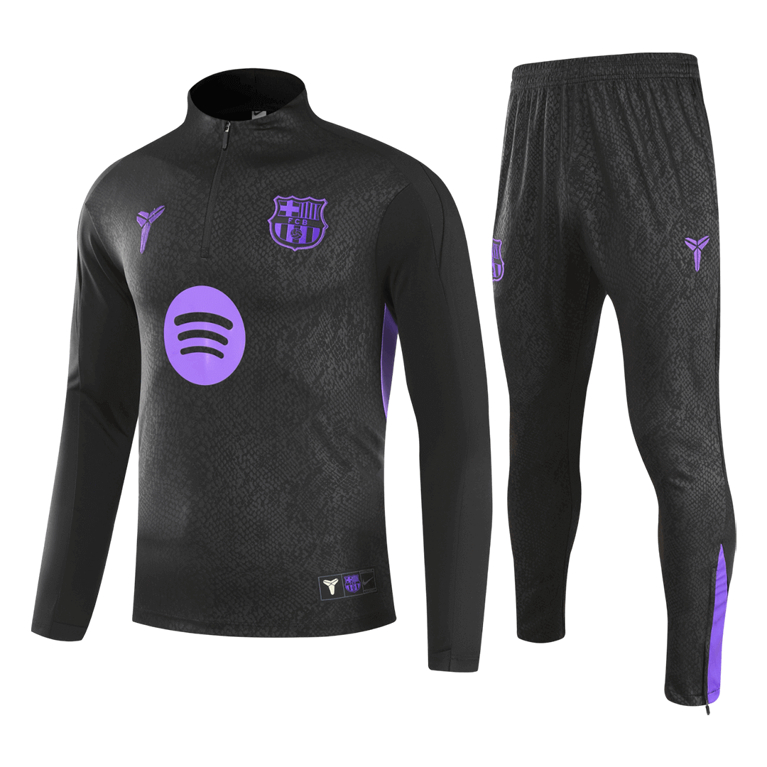 Barcelona Mens Training Tracksuit Kit 2025/26 Black