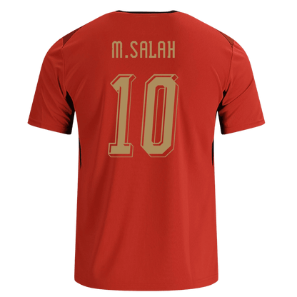 M.SALAH #10 Egypt Mens Home Soccer Jersey World Cup 2026 Red